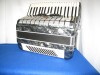 Parrot pearlescent grey 80 bass accordion